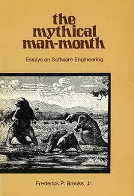 Portada del libro The Mythical Man-Month de Frederick P. Brooks Jr.